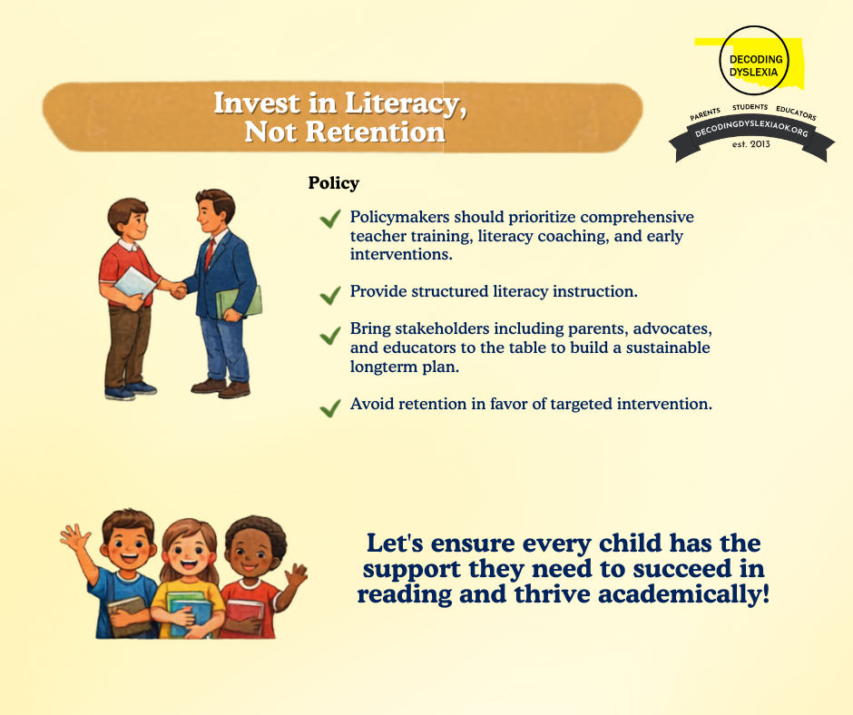 Image Invest in Literacy Not Retention